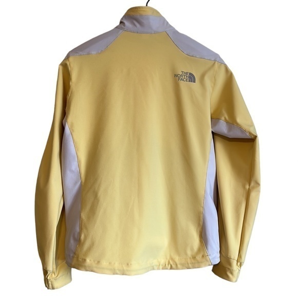 The North Face‎ Women's white yellow apex spring jacket size small - Picture 3 of 8